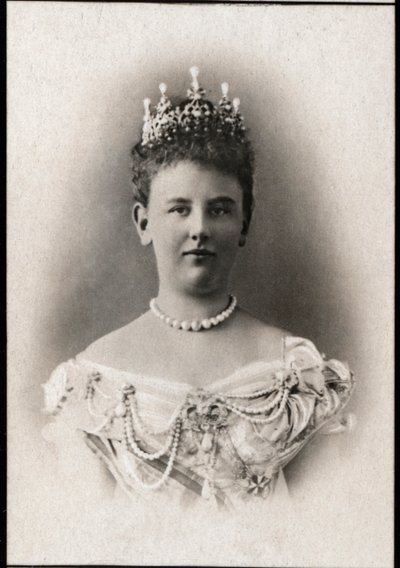Portrait of Wilhelmina of the Netherlands, Queen of the Netherlands by French Photographer